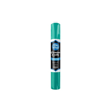 PA Vinyl 12"x 48" Roll Permanent Adhesive Gloss Turquoise