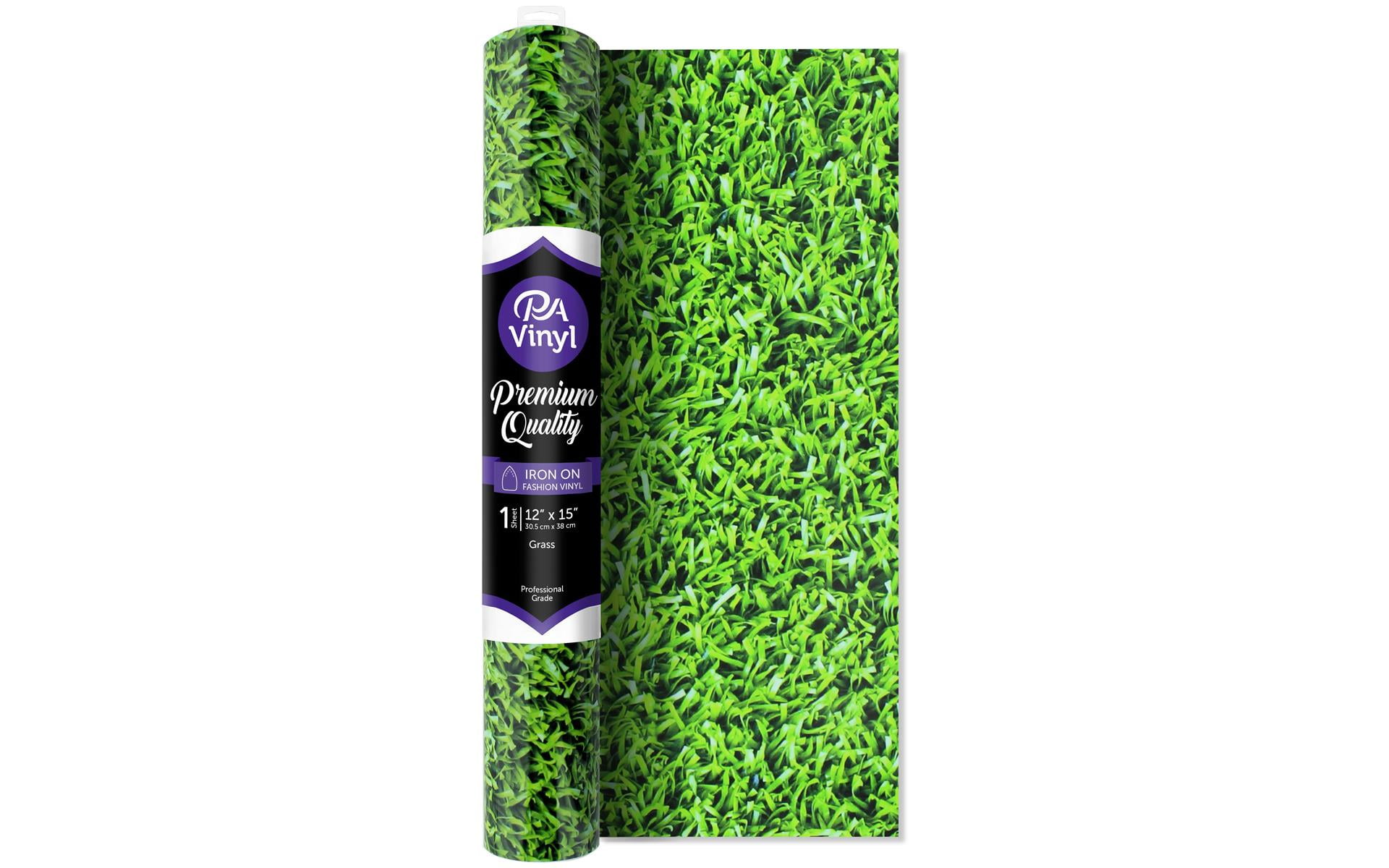 PA Vinyl Iron On 12"x 15" Roll Grass