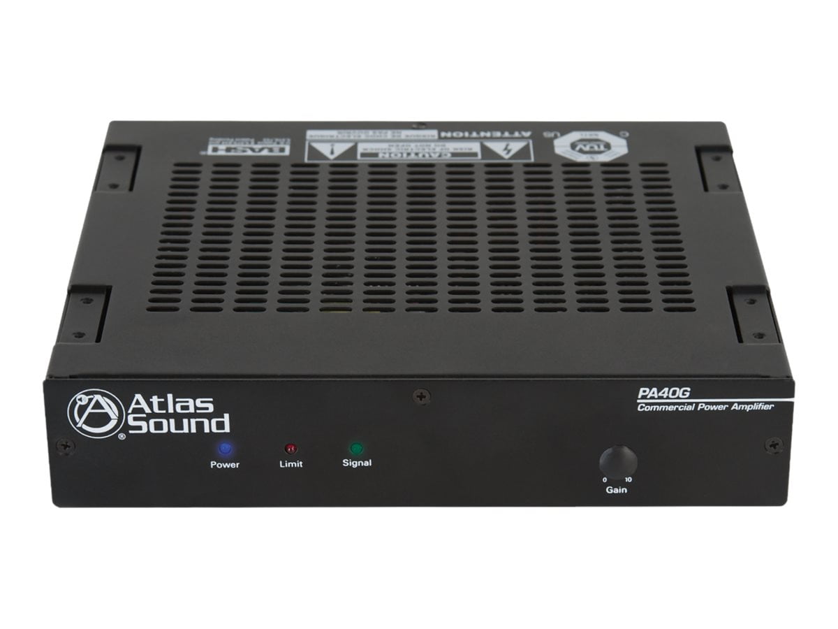 Atlas Sound Pa40g Amplifier - 40 W Rms - 1 Channel - 50 Hz To 20 Khz (pa40g)