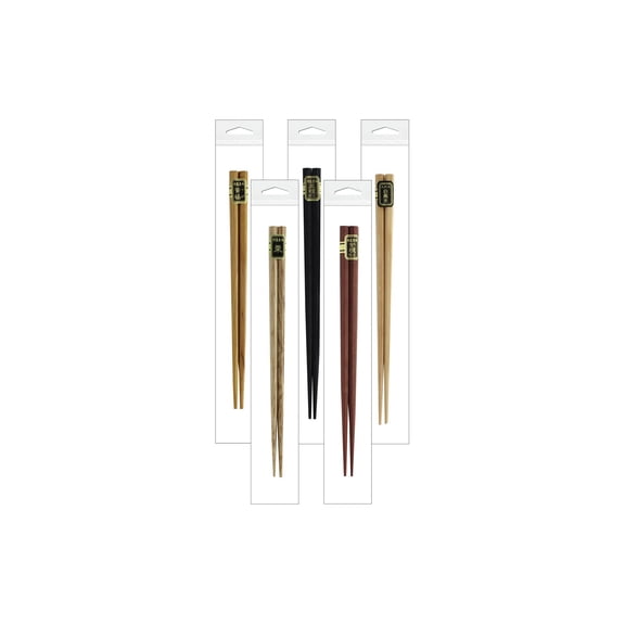 PAA Ess Hair Pick Chopsticks Astd Tan/Brown 2pc
