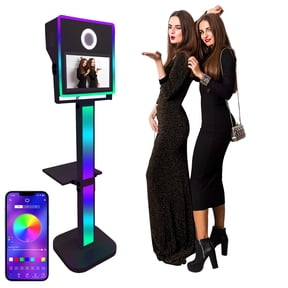 PAAFNN 15.6''Touch Screen Magic Mirror Photobooth Machine for Weddings Parties Events