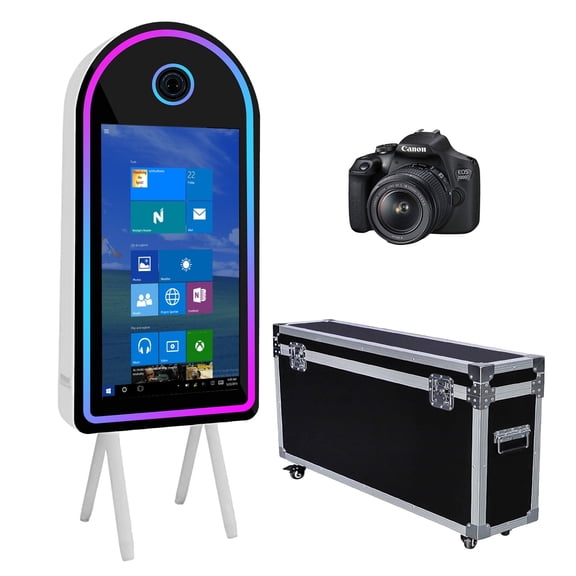 PAAFNN 32inch Touch Screen Magic Mirror Selfie Photobooth Machine for Party Events Wedding