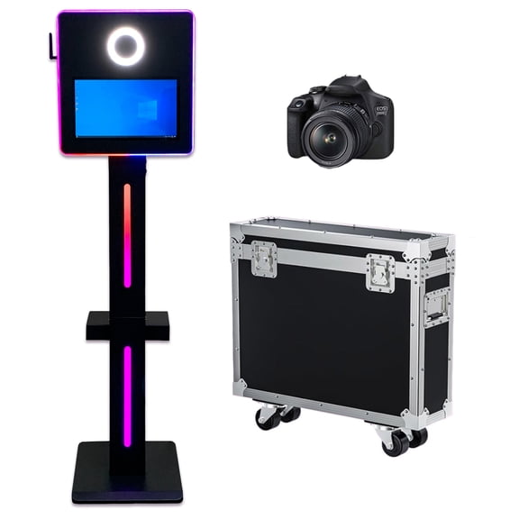 PAAFNN Mirror Selfie Photo Booth 15.6inch Touch Screen Remote Control for Celebration Party Wedding