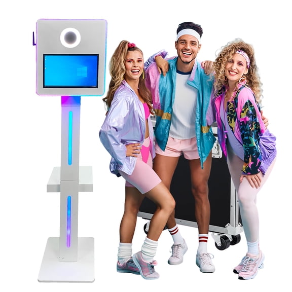 PAAFNN Mirror Selfie Photobooth 15.6inch Touch Screen Remote Control for Celebration Party Wedding