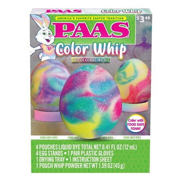 PAAS Color Whip Easter Egg Dye Kit
