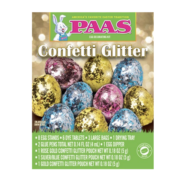 PAAS Confetti Glitter Egg Decorating Kit