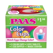 PAAS Easter Egg Decorating and Dye Kit, Color Cups, 1 Kit