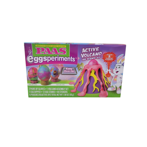 PAAS Eggsperiments Active Volcano Egg Science Kit
