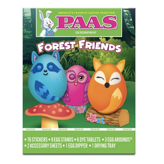 PAAS Forest Friends Egg Decorating Kit