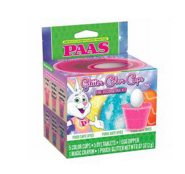 PAAS Glitter Color Cup Egg Decorating Kit