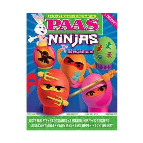 PAAS Ninjas Easter Egg Decorating Kit