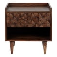 thumbnail image 1 of Moe's Home Collection Pablo Wood Nightstand Brown in Brown, 1 of 4