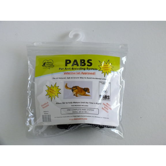 PABS Anti-Breeding System, Durable, Mesh, Female, Dog Apparel, Black, Small