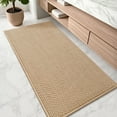 thumbnail image 1 of PABUBE Bathroom Rug, Non Slips Bath Mat, Machine Washable Bathroom Mat, Soft Absorbent Bathmat Bath Rug, Bathroom Rug and Mat for Bathroom Floor (17"x48",Beige), 1 of 10