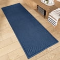 thumbnail image 1 of PABUBE Bathroom Rug, Non Slips Bath Mat, Machine Washable Bathroom Mat, Soft Absorbent Bathmat Bath Rug, Bathroom Rug and Mat for Bathroom Floor (17"x48",Blue), 1 of 7