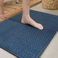 thumbnail image 1 of PABUBE Bathroom Rug, Non Slips Bath Mat, Machine Washable Bathroom Mat, Soft Absorbent Bathmat Bath Rug, Bathroom Rug and Mat for Bathroom Floor (20"x32",Navy), 1 of 10