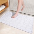 PABUBE Non Slip Bathroom Rugs, Ultra Thin Bath Mats for Bathroom Floor