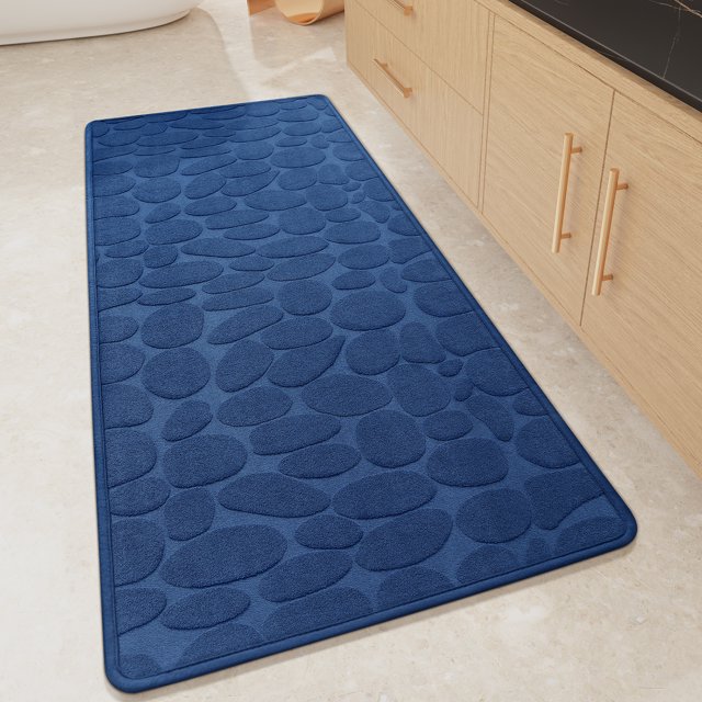 PABUBE Non Slip Bathroom Rugs, Ultra Thin Bath Mats for Bathroom Floor