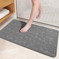 PABUBE Non Slip Bathroom Rugs, Ultra Thin Bath Mats for Bathroom Floor ...