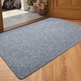 thumbnail image 1 of PABUBE Doormat for Inside 36"x56", Door Rug for Entryway Indoor, Dirt Trapper, Non Slip Entryway Rugs Washable Welcome Mat for Inside, Absorbent Entry Mat Low-Profile Entry Rug Indoor Doormat, Gray, 1 of 8
