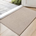 thumbnail image 1 of PABUBE Indoor Doormat 24" x 36", Non Slip Door Mats for Inside Washable, Front Door Entry Rug for Entryway Indoor, Dirt Trapper Absorbent Welcome Floor Mats for Home Indoor, Khaki, 1 of 10