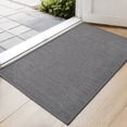 thumbnail image 1 of PABUBE Indoor Doormat 24" x 36", Non Slip Door Mats for Inside Washable, Front Door Entry Rug for Entryway Indoor, Dirt Trapper Absorbent Welcome Floor Mats for Home Indoor, Light Grey, 1 of 10