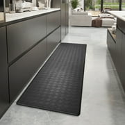 PABUBE Kitchen Mat Cushioned Anti Fatigue Kitchen Rugs Waterproof Non-Slip Comfort Standing Mat for Kitchen, Floor, Office, Sink, Black, 17" x 47"