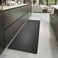 thumbnail image 1 of PABUBE Kitchen Mat Cushioned Anti Fatigue Kitchen Rugs Waterproof Non-Slip Comfort Standing Mat for Kitchen, Floor, Office, Sink, Black, 17"x95", 1 of 8