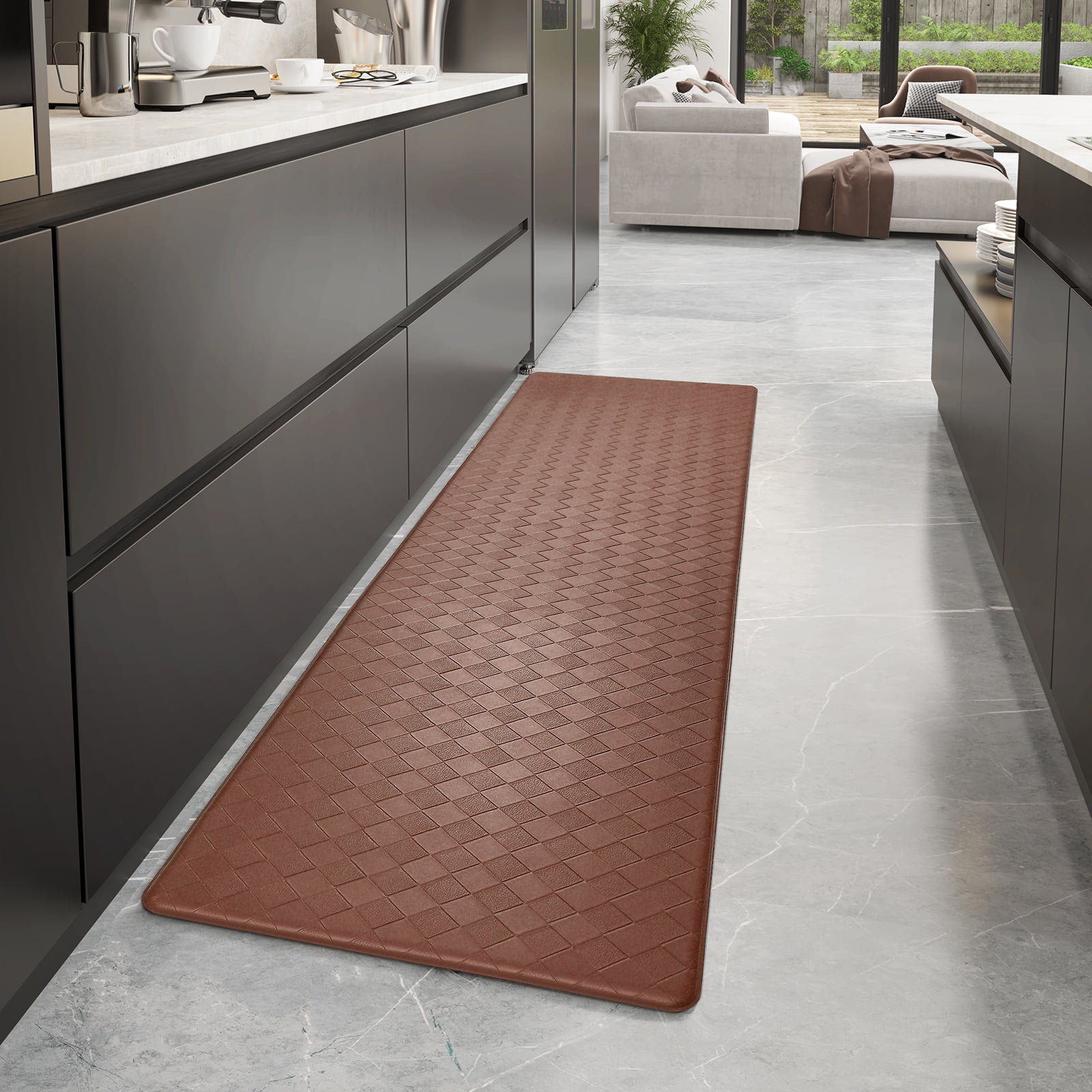 Pabube kitchen mat cushioned anti fatigue kitchen rugs waterproof non