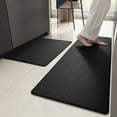 thumbnail image 1 of PABUBE Kitchen Rug and Mat Kitchen Mat Anti Fatigue, Non Slips Kitchen Floor Mat, Kitchen Rug or Mat Washable, 17"x 29"+17"x 59", Black, 1 of 9