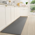 thumbnail image 1 of PABUBE Kitchen Rug and Mat Kitchen Mat Anti Fatigue, Non Slips Kitchen Floor Mat, Kitchen Rug or Mat Washable, 17"x 79", Gray, 1 of 10