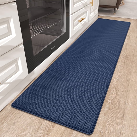 PABUBE Kitchen Rug, Anti Fatigue Mat for Kitchen, Non Skid Kitchen Floor Mat, Kitchen Rug or Mat Washable, 24"x 59", Blue