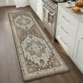 thumbnail image 1 of PABUBE Kitchen Mat 24"x59", Waterproof & Oil Proof Kitchen Rug, Persian Vintage Decor, 0.4" Thick Cushioned Anti Fatigue Kitchen Mat for Floor, Easy Clean, Non-Slip Kitchen Floor Mat, 1 of 9