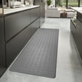 thumbnail image 1 of PABUBE Kitchen Mat Cushioned Anti Fatigue Kitchen Rugs Waterproof Non-Slip Comfort Standing Mat for Kitchen, Floor, Office, Sink, Grey, 24" x 87", 1 of 9