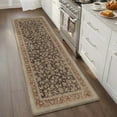 thumbnail image 1 of PABUBE Kitchen Rug 24"x87", Anti Fatigue Kitchen Mat for Floor, Persian Vintage Decor, Easy Clean, Waterproof & Oil Proof Kitchen Mat, Non-Slip 0.4" Thick Cushioned Kitchen Floor Mat, 1 of 9