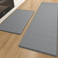 thumbnail image 1 of PABUBE Kitchen Rugs and Mats Anti Fatigue Cushioned, Non Slips Kitchen Floor Mat in Front of Sink, Memory Foam Floor Mat for Standing, 17"x29"+17"x59", Gray, 1 of 9