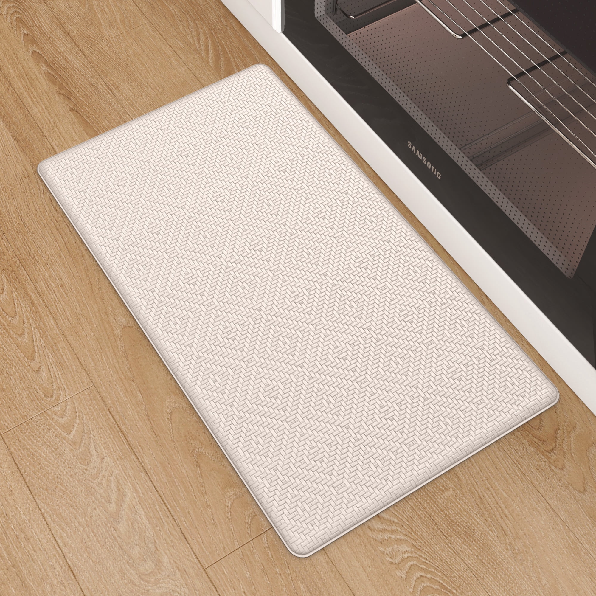 PABUBE Kitchen Rugs and Mats Anti Fatigue Cushioned, Non Slips Kitchen Floor Mat in Front of Sink, Memory Foam Floor Mat for Standing, 17"x29", Wheat - Walmart.com