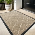thumbnail image 1 of PABUBE Outdoor Door Mat Non Slip Backing Doormat,Low Profile Doormat Entry Rug, Outside Floor Mat for Entryway, Khaki, 36" x 60", 1 of 7