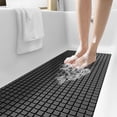 thumbnail image 1 of PABUBE Shower Mat for Bathtub Bath Mat for Tub 16"x 39" Non-Slip Bathtub Mat Machine Washable Tub Mat, Black, 1 of 7