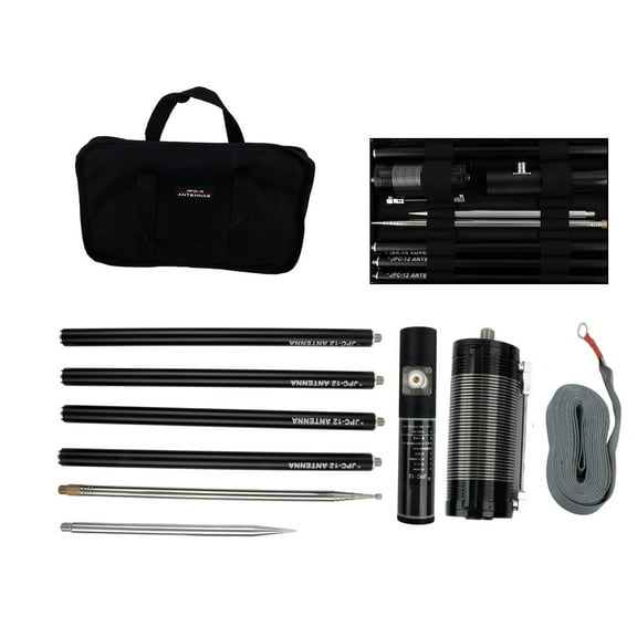 PAC-12 7MHz-50MHz 100W 8- HF Portable Rhortwave GP Antenna QRP For Ham Radio