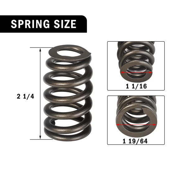 PAC-1219 Beehive Valve Spring Kit for all LS Engines - .625" Lift Rated