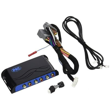 PAC - Amplifier Integration Interface for Select Chrysler, Dodge, Jeep, and RAM Vehicles - Black/Blue