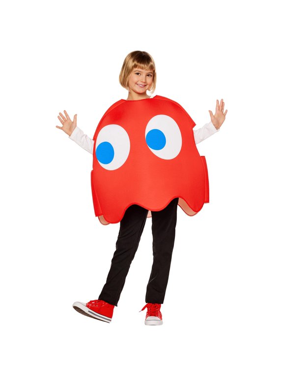 PAC-MAN BLINKY (Red Ghost) Foam Child Costume | One Size Fits Most