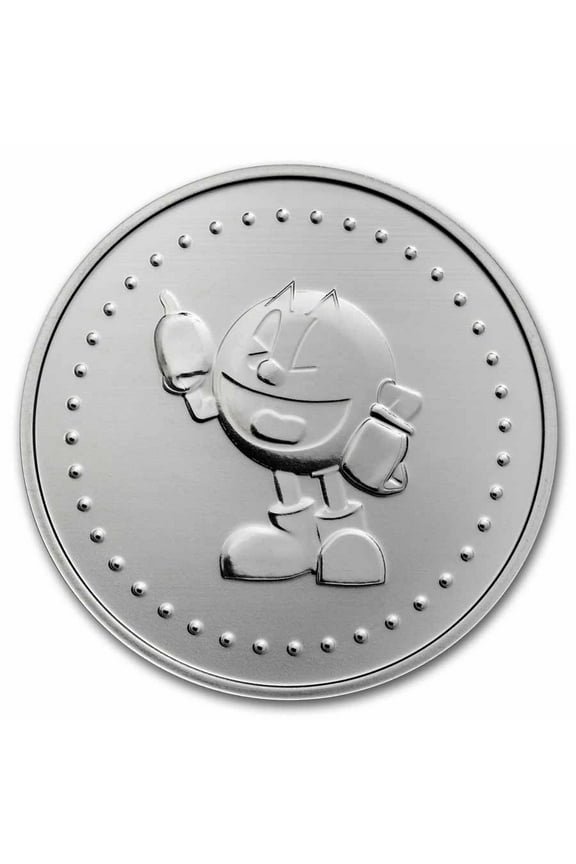 PAC-MAN Game Token - 1 oz Silver Slot Medal