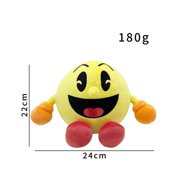 PAC-MAN Plush Toy, A Creative Gaming Merchandise Soft Toy Figurine