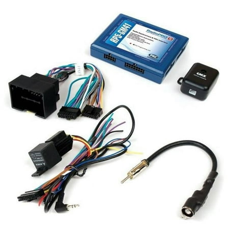 PAC - Radio Replacement and Steering Wheel Control Interface with OnStar Retention for Select GM Vehicles - Blue
