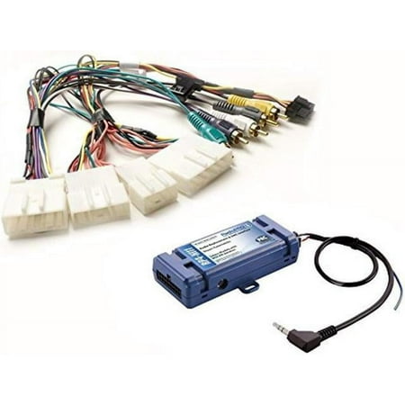 PAC - Radio Replacement and Steering Wheel Control Interface for Select Nissan Vehicles - Blue