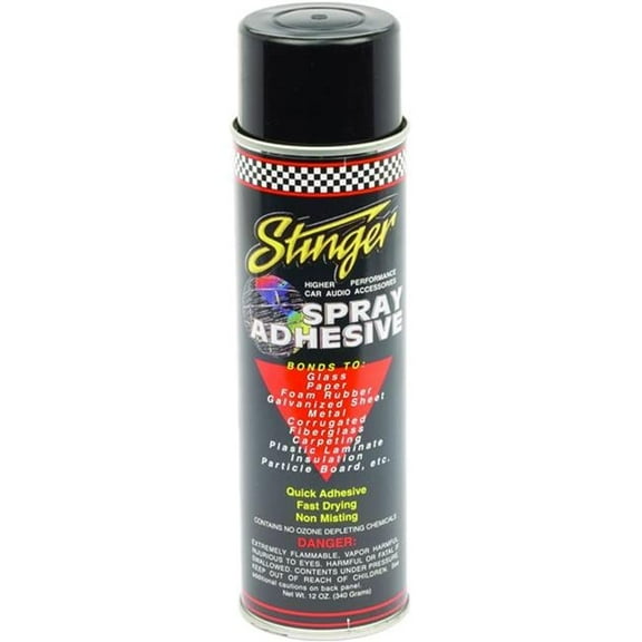 PAC Stinger 12 oz Fast Drying & Strong Bonding Adhesive Spray