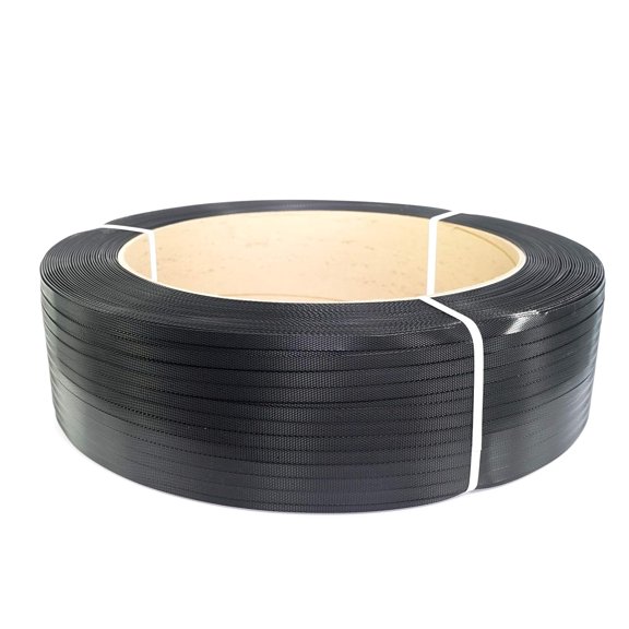 PAC Strapping 48H.50.2172 1/2" Heavy Duty Hand Grade Black Polypropylene Strapping, 7,200' Length