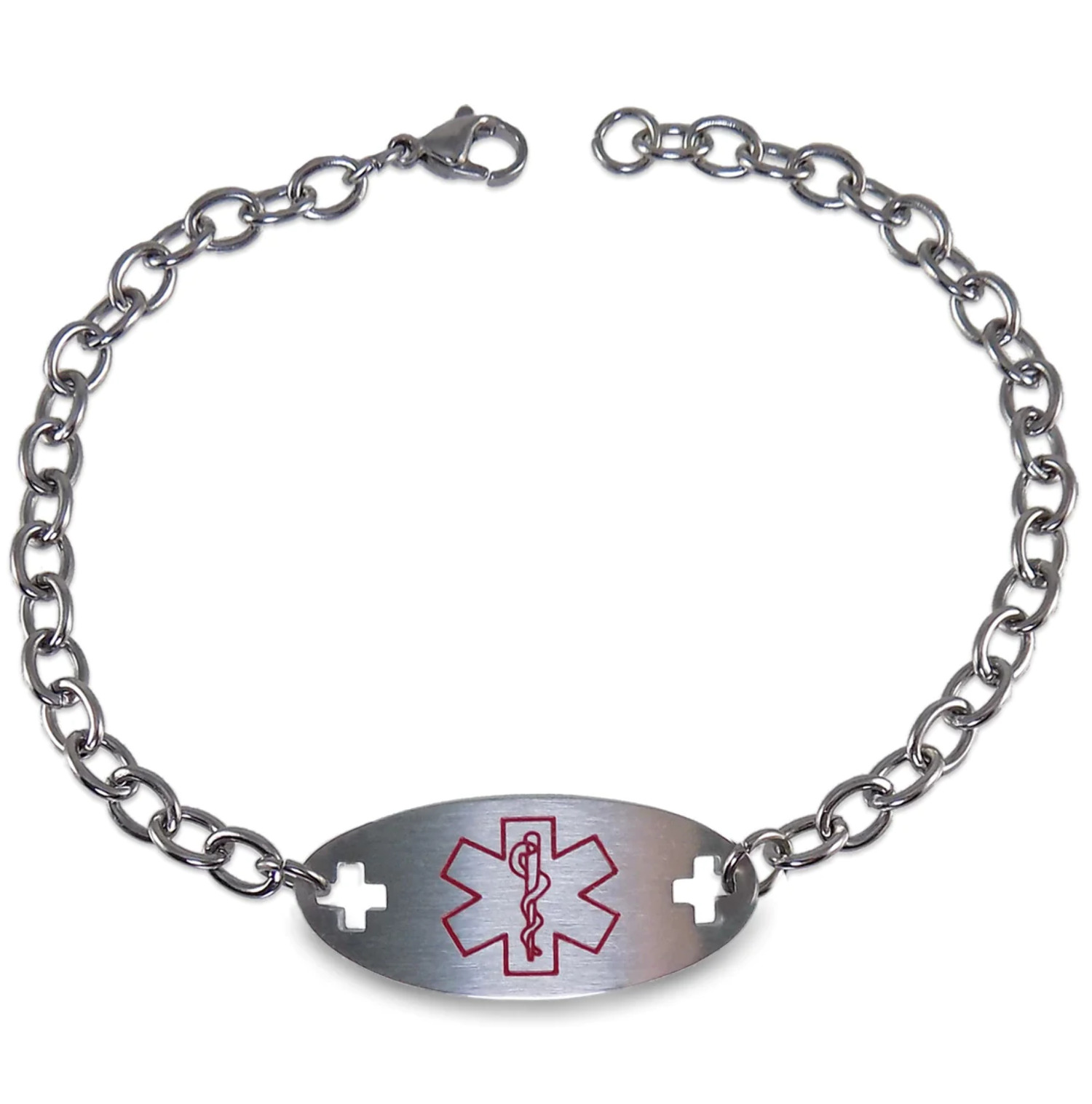 PACEMAKER Medical Alert ID Identification Bracelet with 9 Chain Walmart